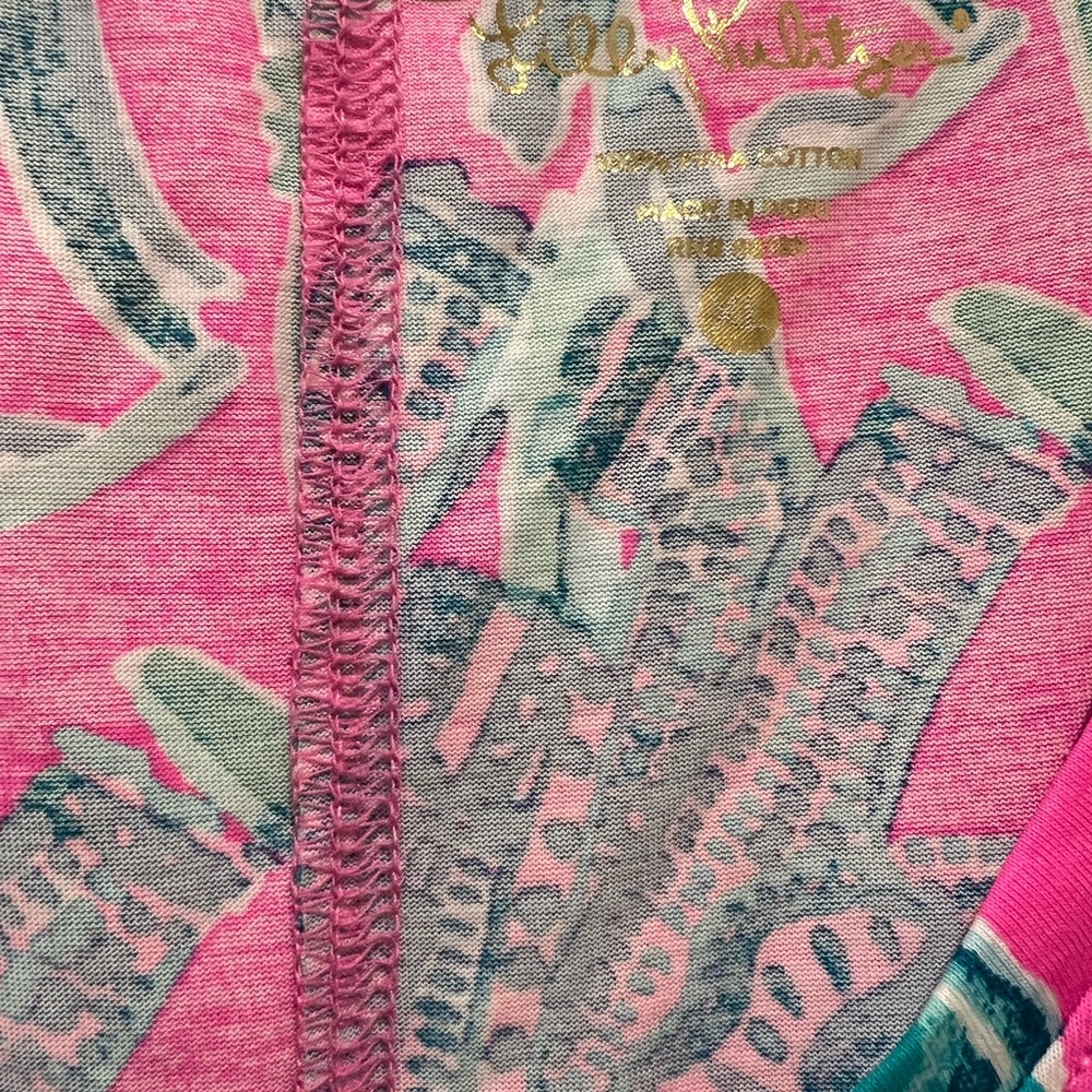 Lilly Pulitzer Mandevilla Pink Extra Lucky Dress Size XL - Picture 10 of 10